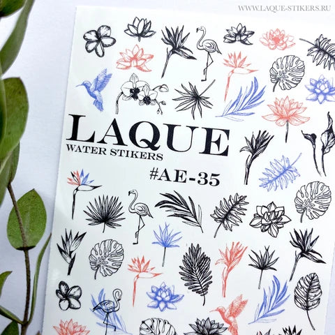 LAQUE Nail slider design #AE-35