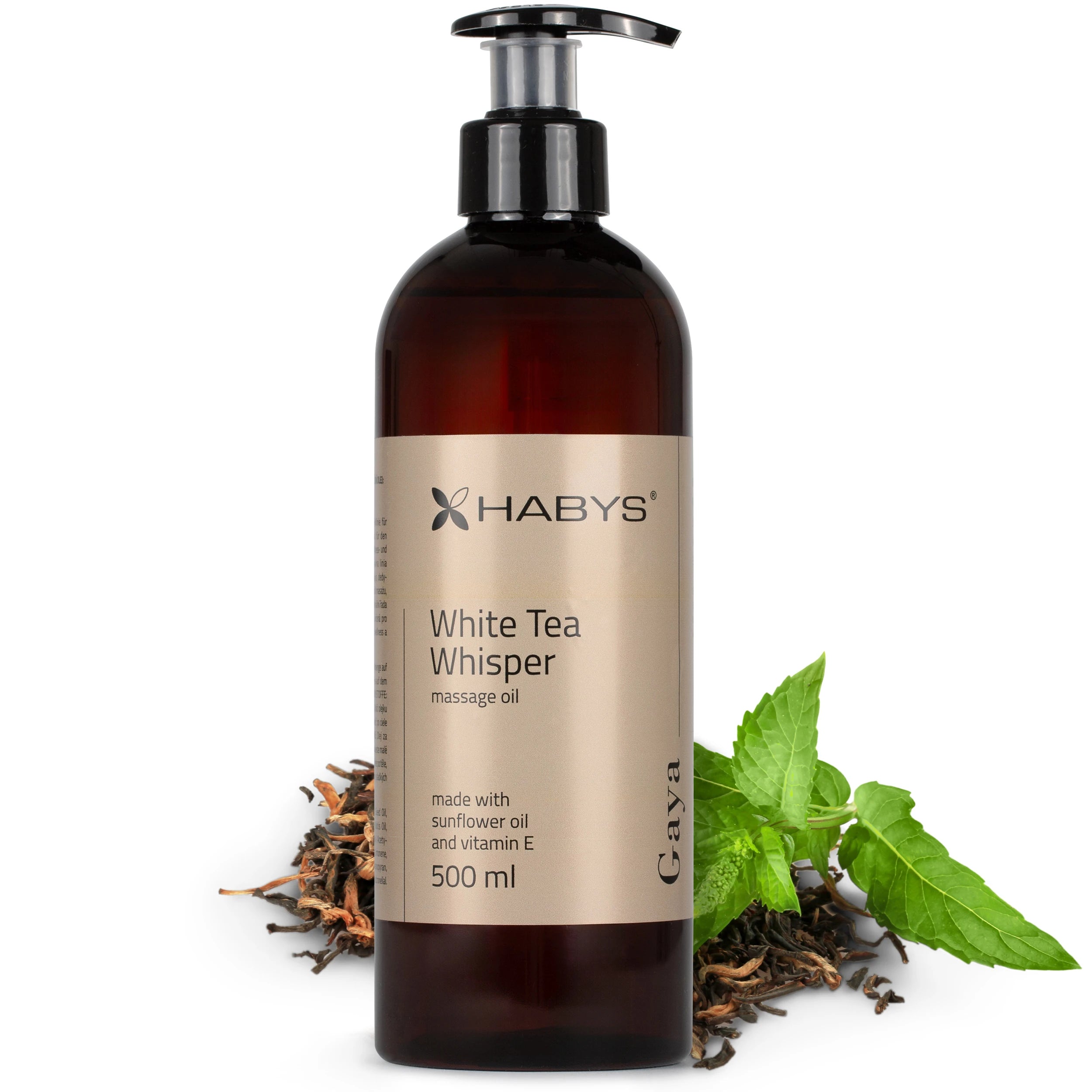 White Tea Whisper hierontaöljy, 500 ml