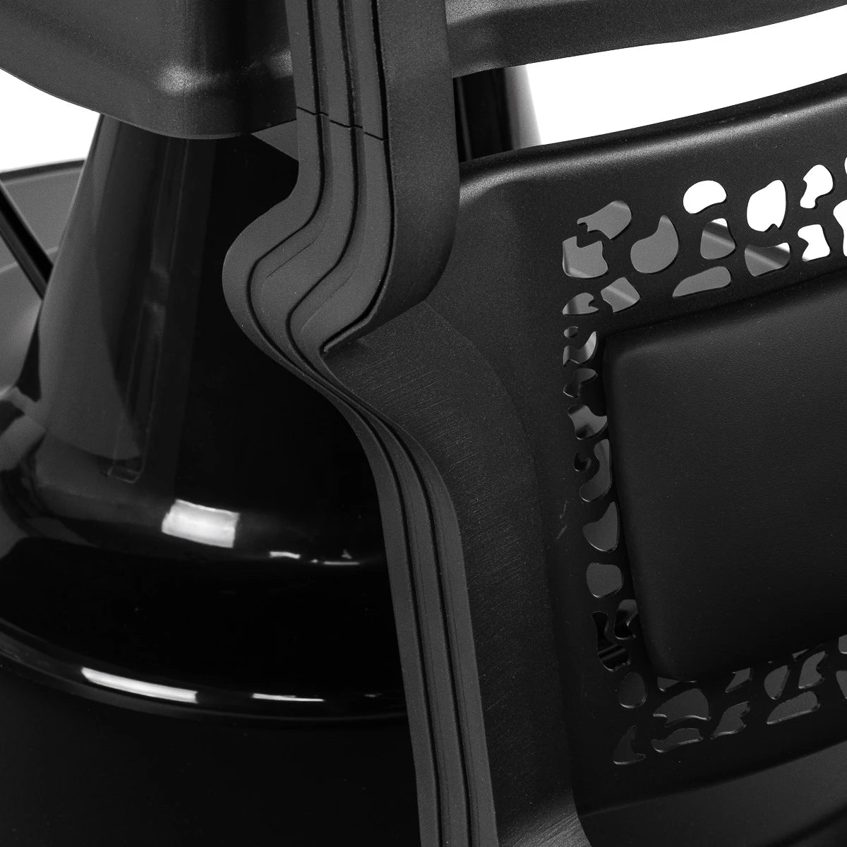 Barber chair Gabbiano Niccolo Black buttonless