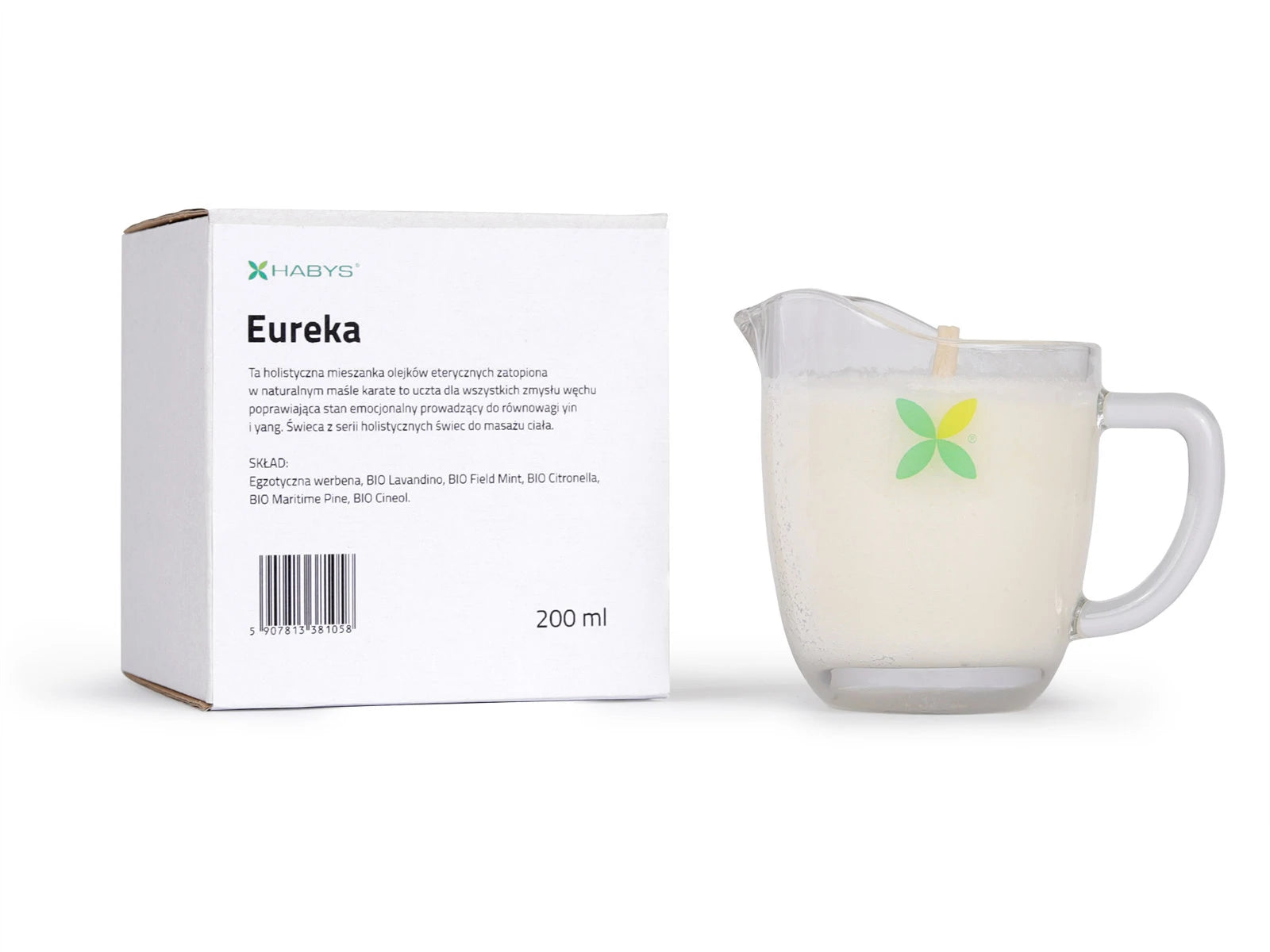 EUREKA hierontakynttilä, 200 ml