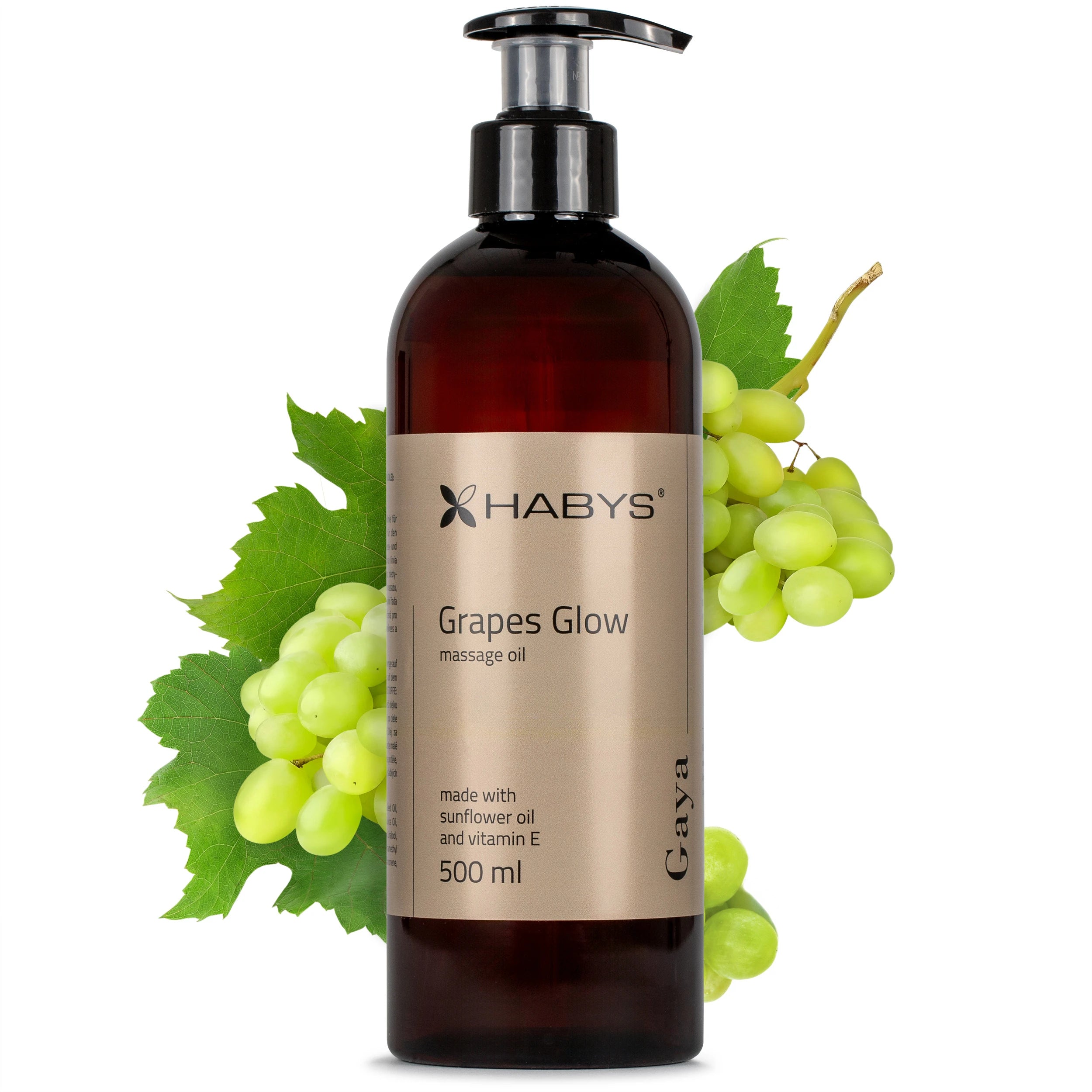 Grapes Glow hierontaöljy, 500 ml