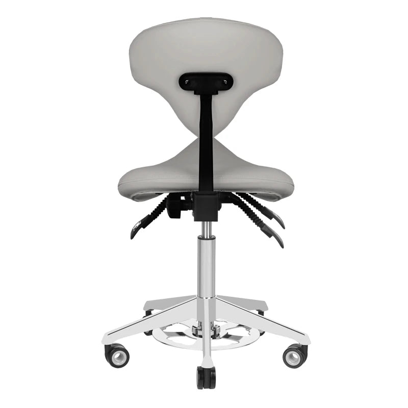 Cosmetic chair, AZZURRO 037F BUMP-UP, grey