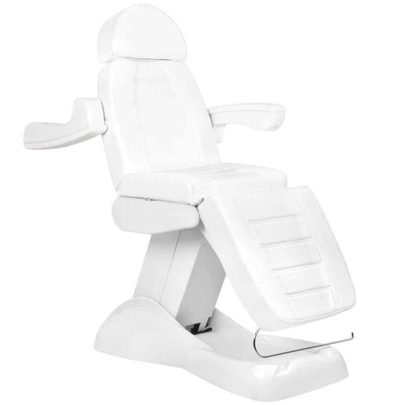 Beauty bed-couche LUX, 4 motors, white with a cradle