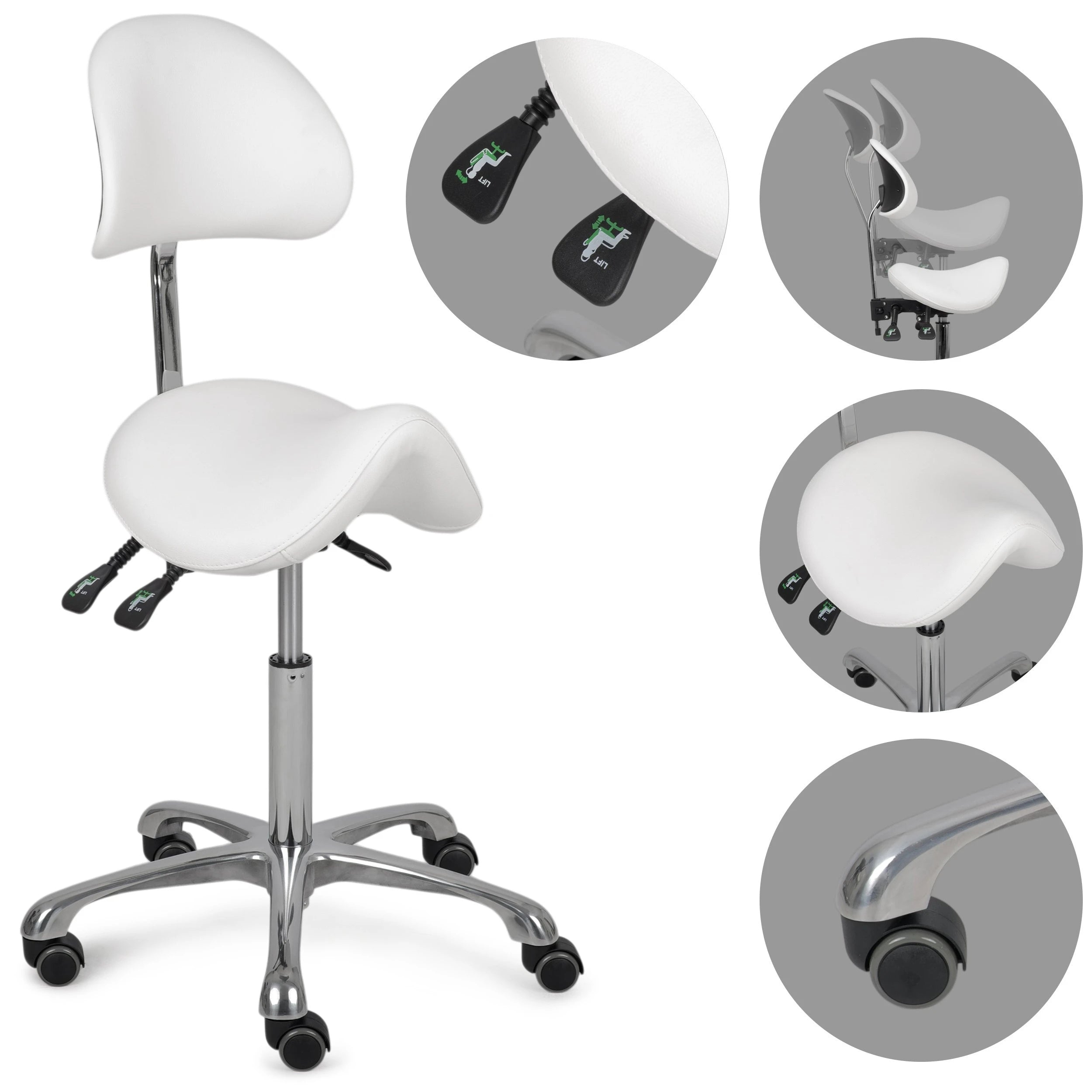 Stool Diana So Skin K401 White