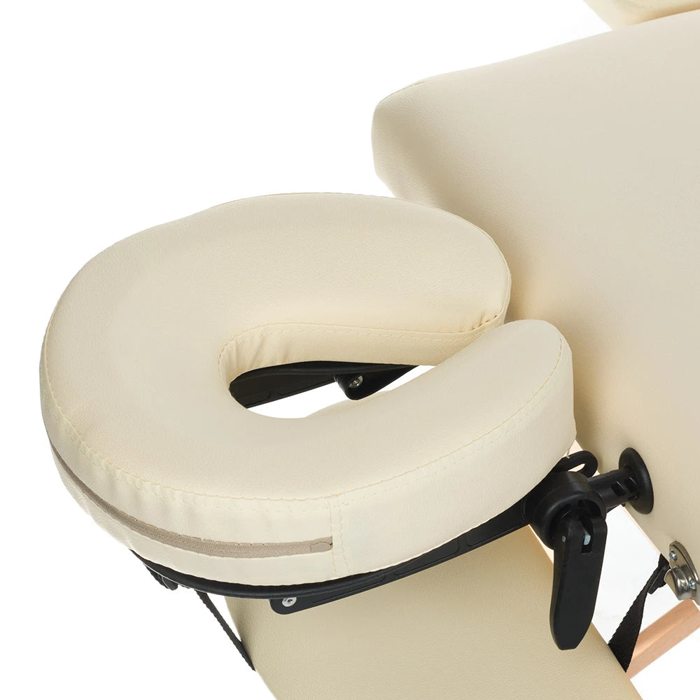 Taitettava hierontapöytä BeautySystem COMFORT 10, kerma