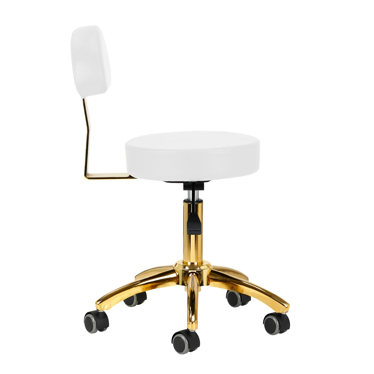 Cosmetic chair AM-304G gold-white