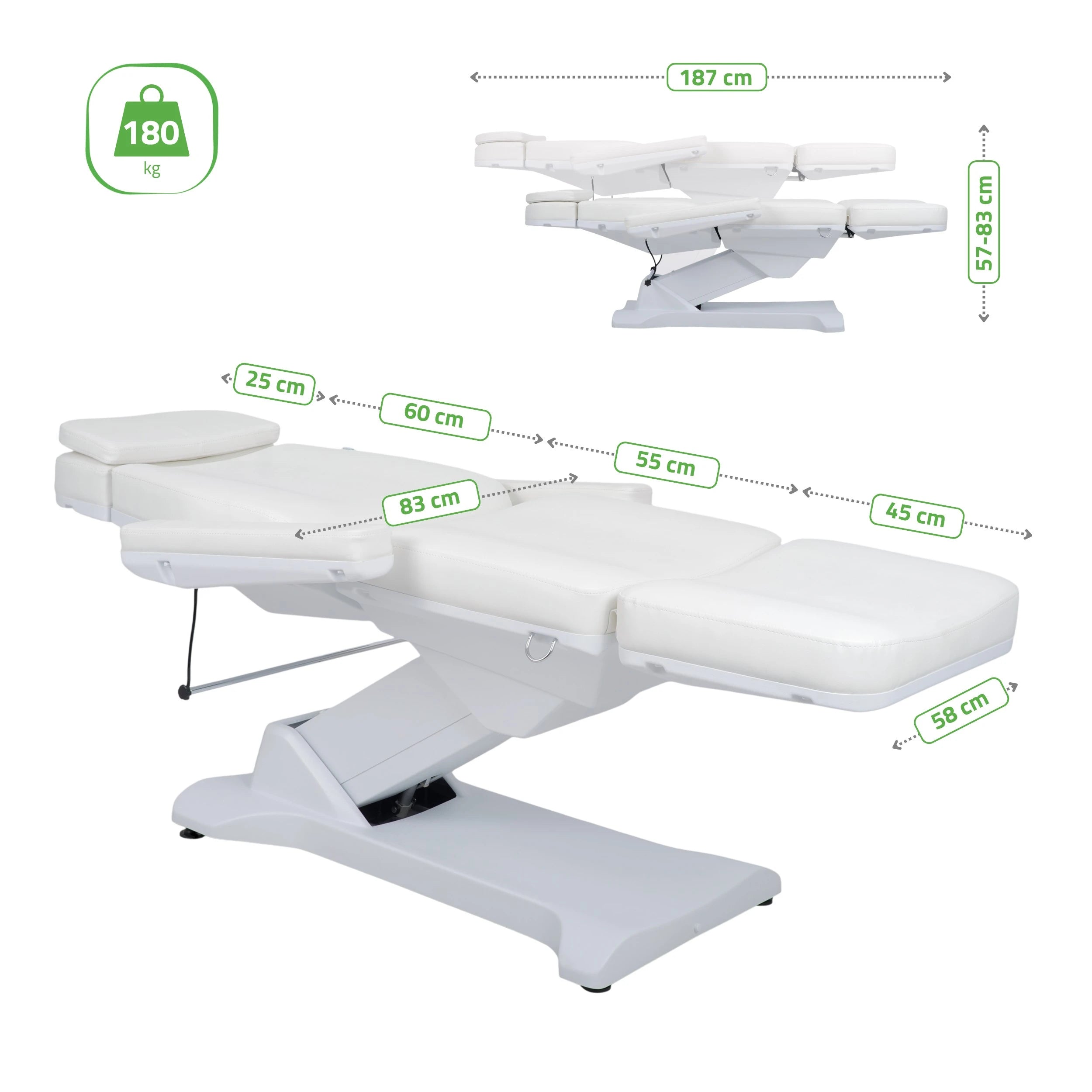 Selia PRO 4 Touch Core k301 hoitotuoli, valkoinen