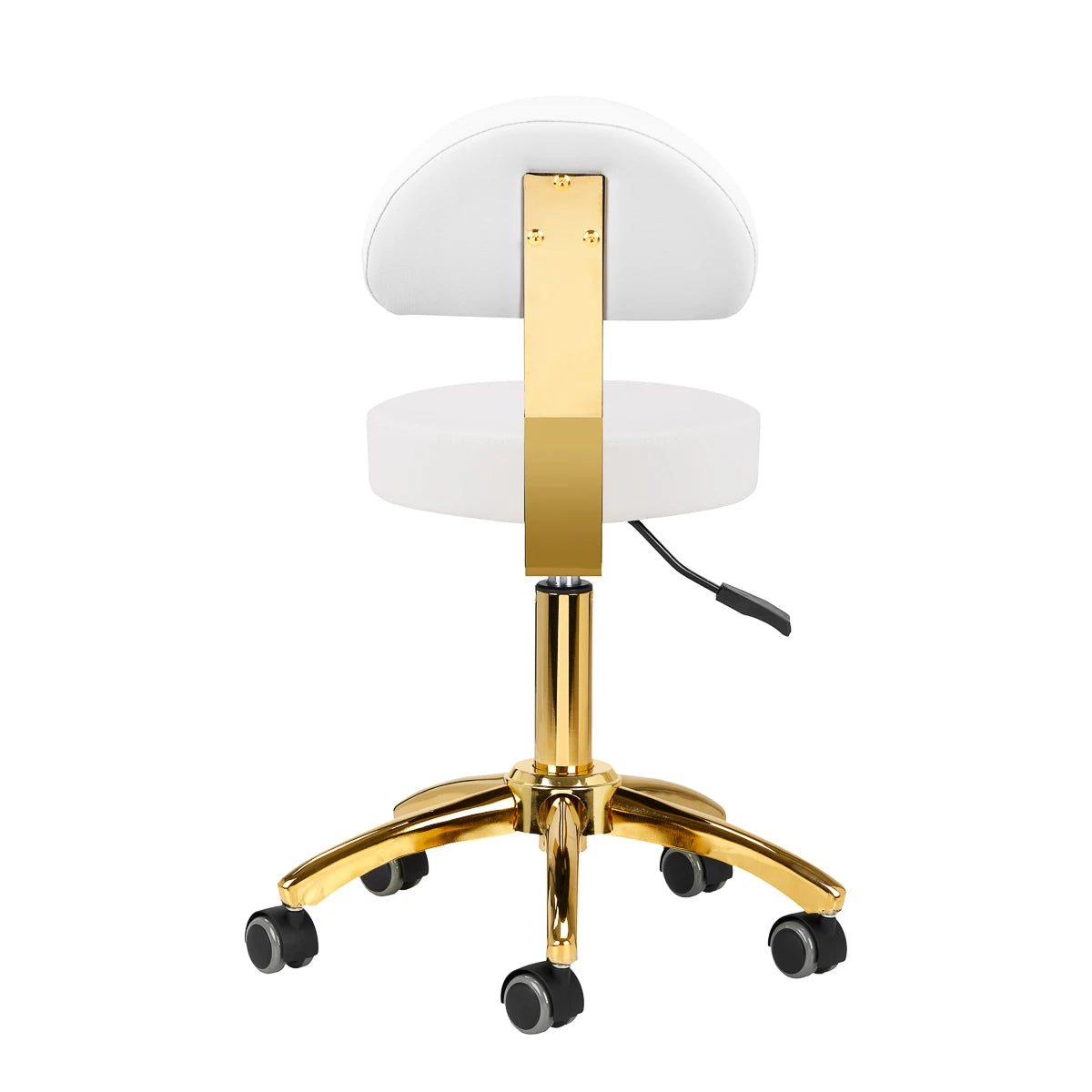 Cosmetic chair AM-304G gold-white