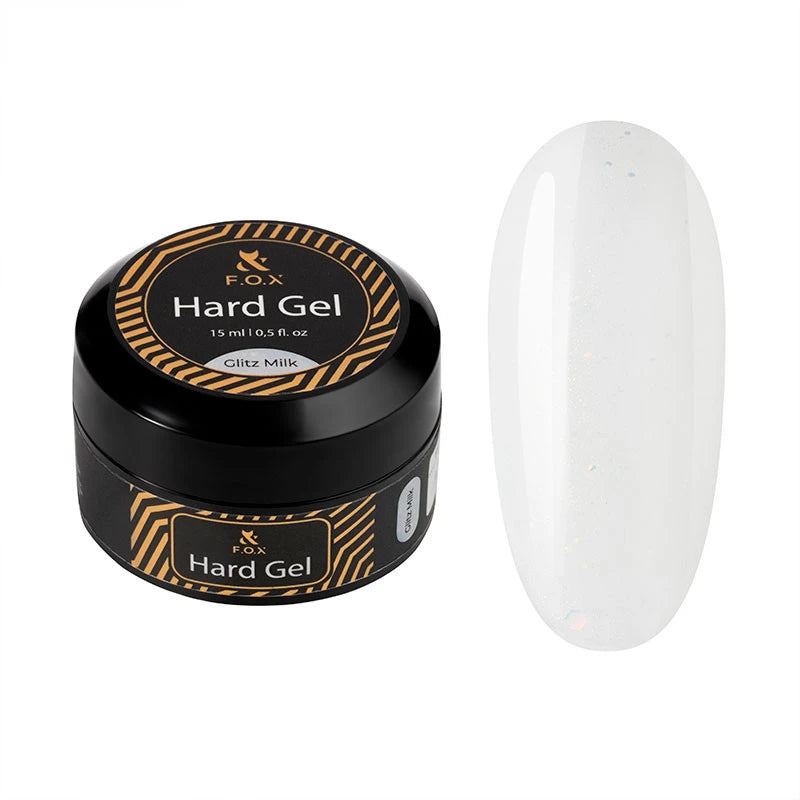 Hard Gel Glitz Milk, 15ml