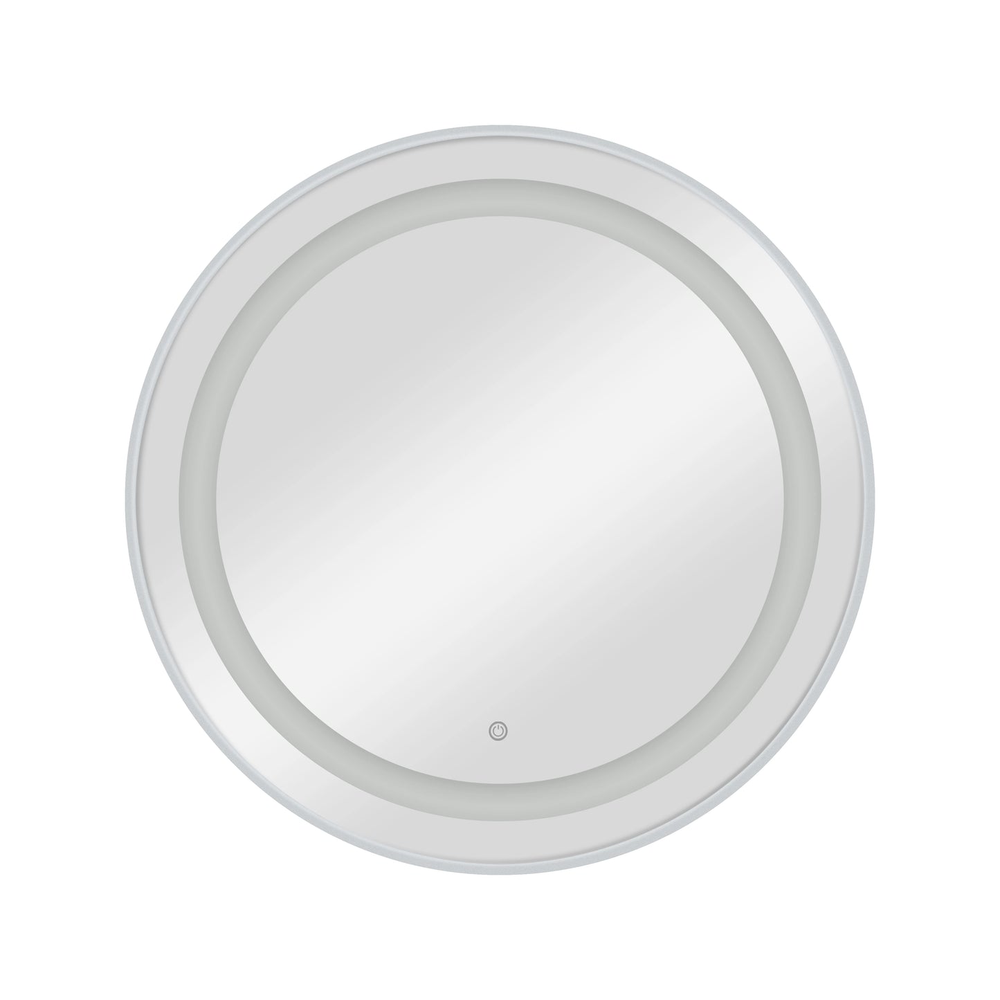 Weelko BREE SILVER pyöreä stylauspöytä LED-valolla