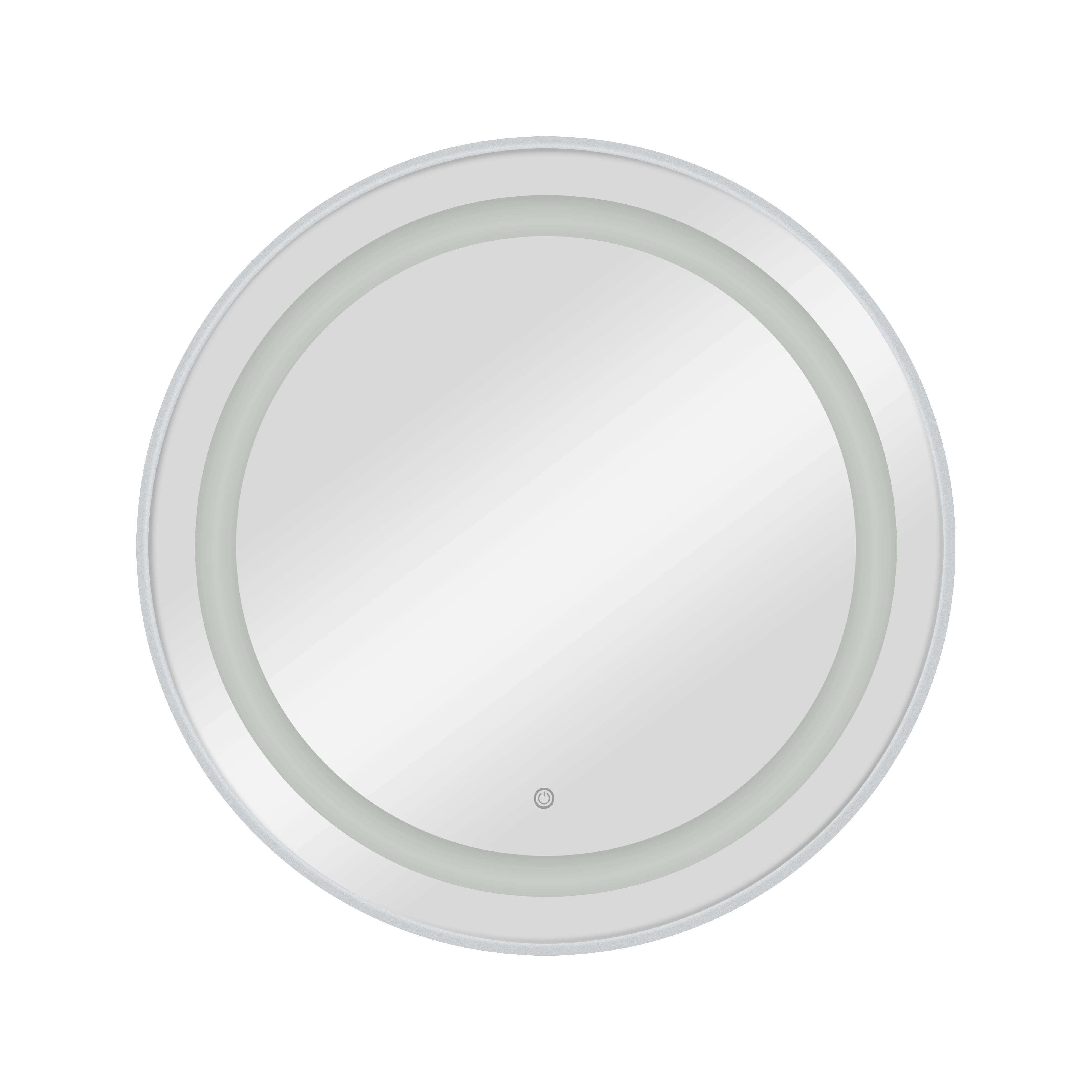 Weelko BREE SILVER pyöreä stylauspöytä LED-valolla