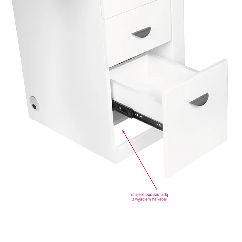Cosmetic desk 310 white right