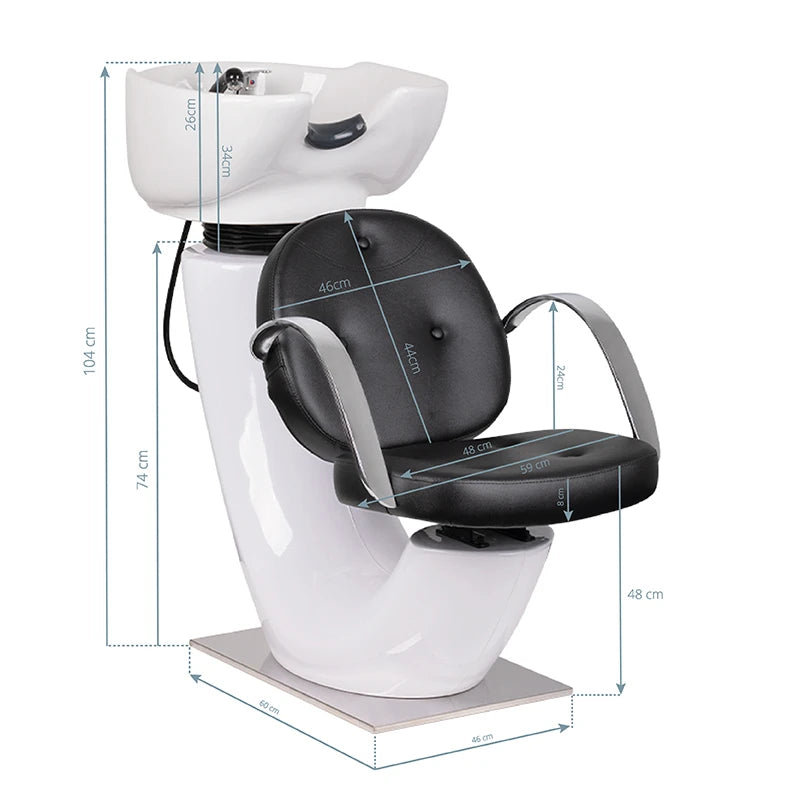 Hairdressing backwash GABBIANO ASTI BLACK