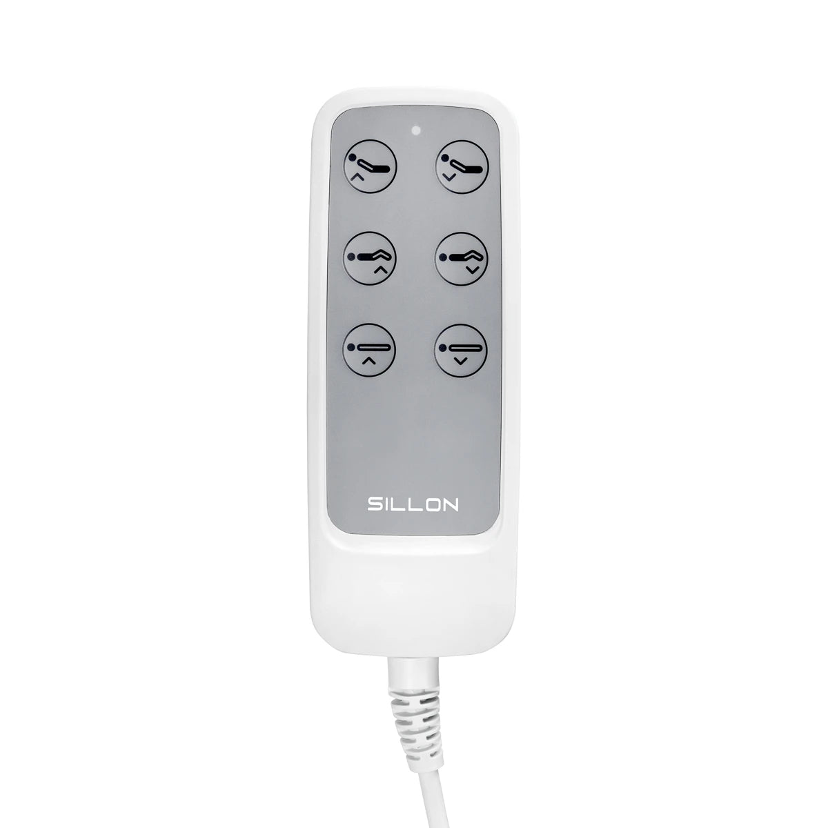 Beauty bed-couche SILLON LUX 273b, 3 motors, white