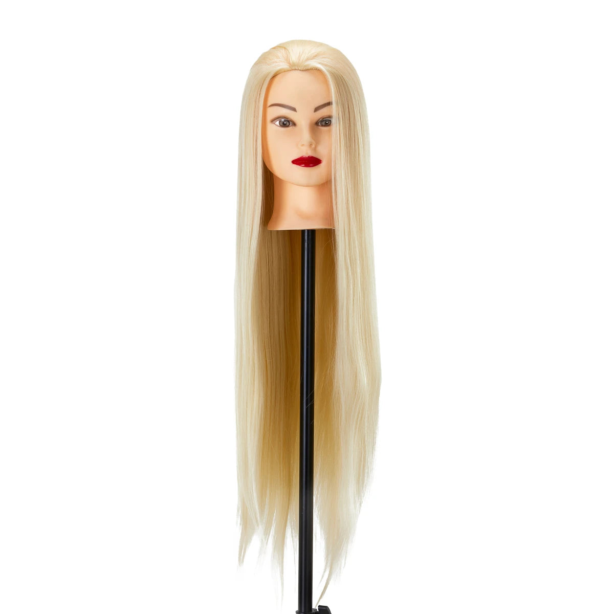 Gabbiano WZ2 synthetic hair training barber head, color 613H, length 24"