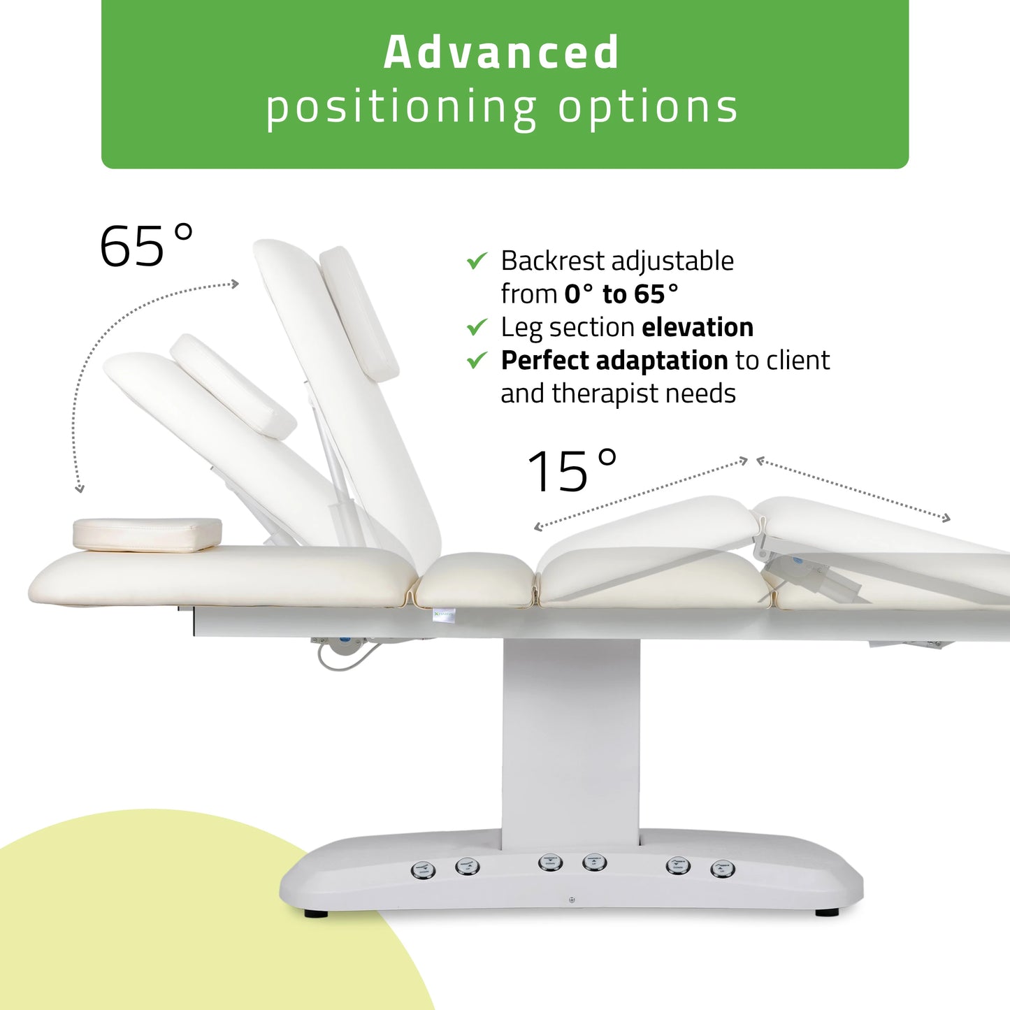 Serenity PRO 4 electric heated beauty bed for massage and SPA treatments