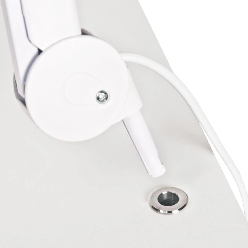 Inox tube magnifier lamp holder