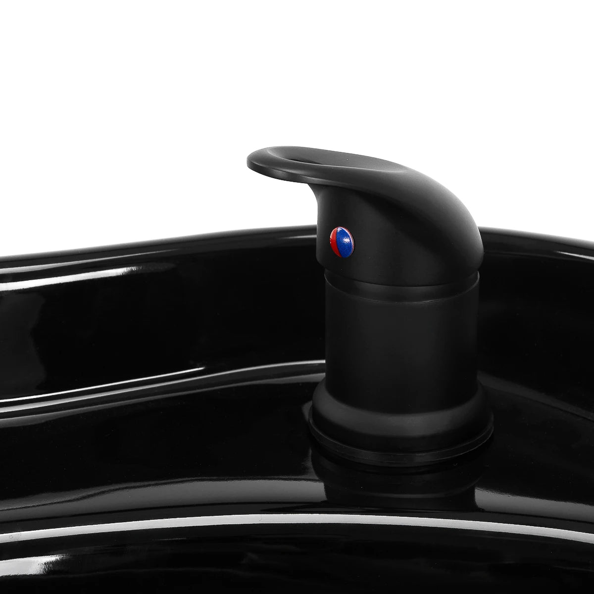 Gabbiano hairdressing wash unit Mataro black
