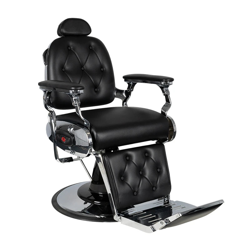 Barber Chair Gabbiano Black Pietro