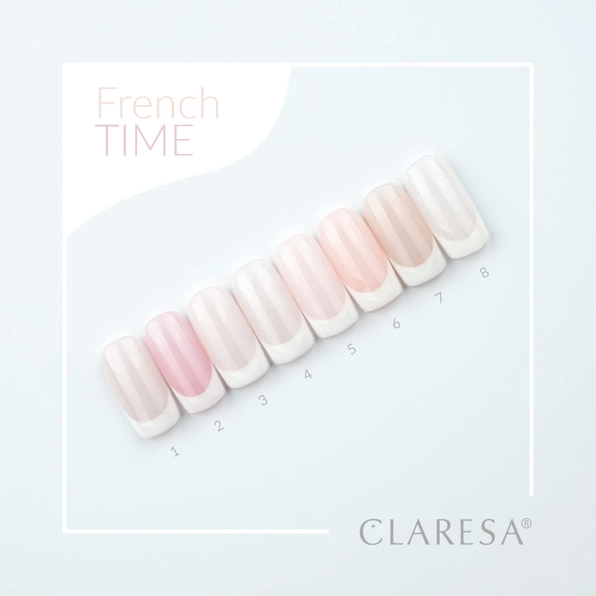 CLARESA French Time 4 hybridilakka, 5 ml