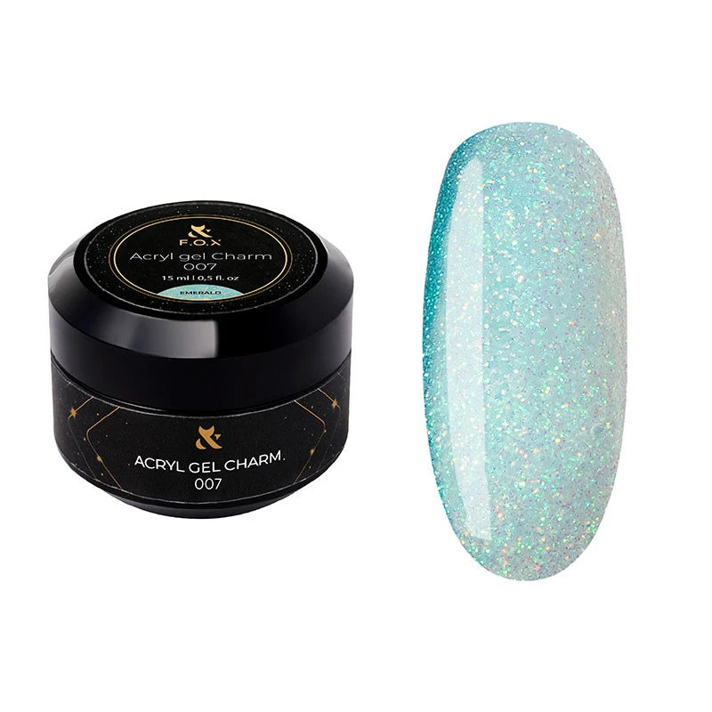 F.O.X Acryl Gel Charm Emerald, 15 ml