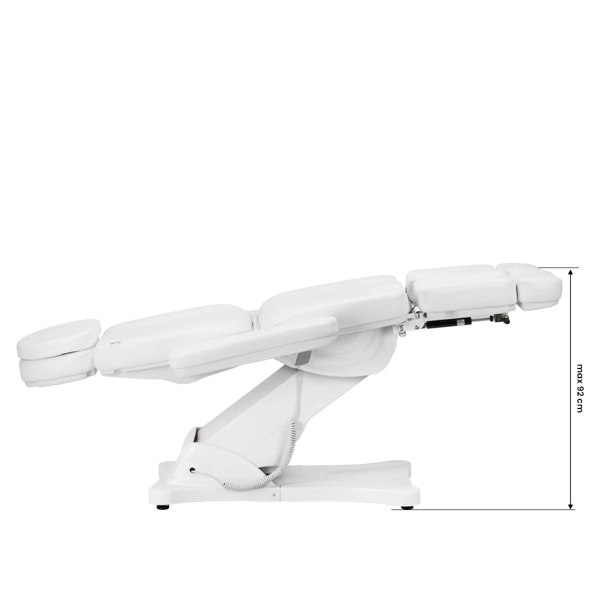 Beauty bed-couche SILLON CLASSIC, 4 motors, white with cradle