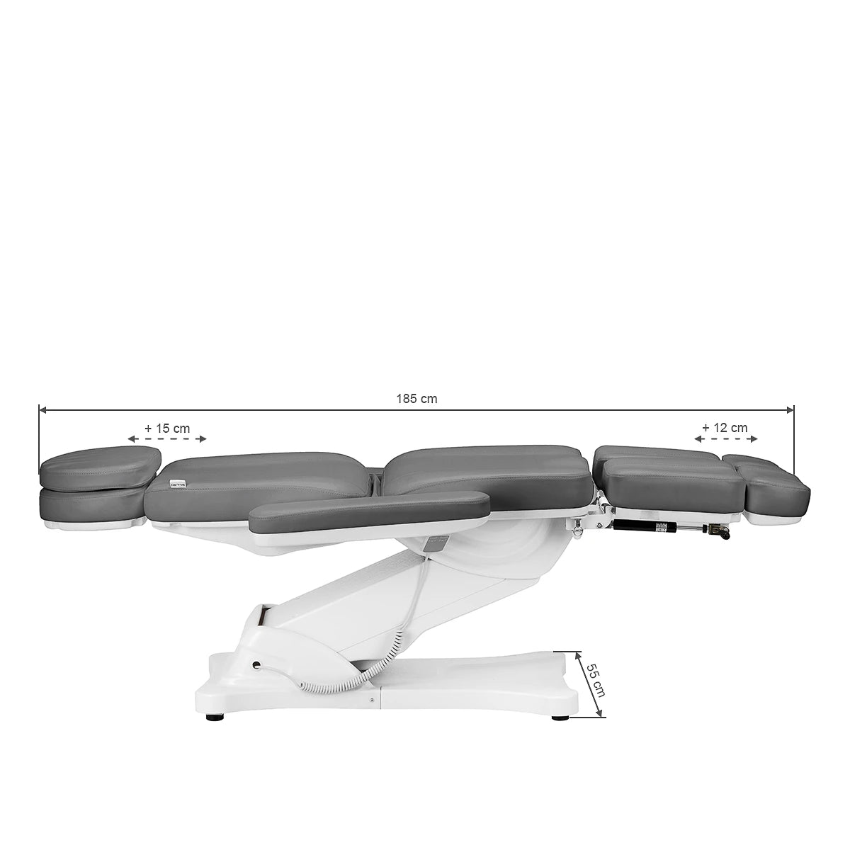 Pedicure Chair SILLON CLASSIC PEDI, 3 motors, gray with cradle