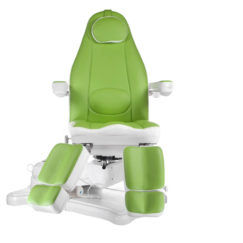 Beauty bed-couche 6672A, 5 motors, green