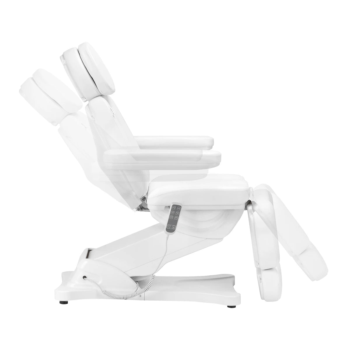 SILLON CLASSIC sähköinen hoitotuoli, 3 moottoria, lämmitys, valkoinen
